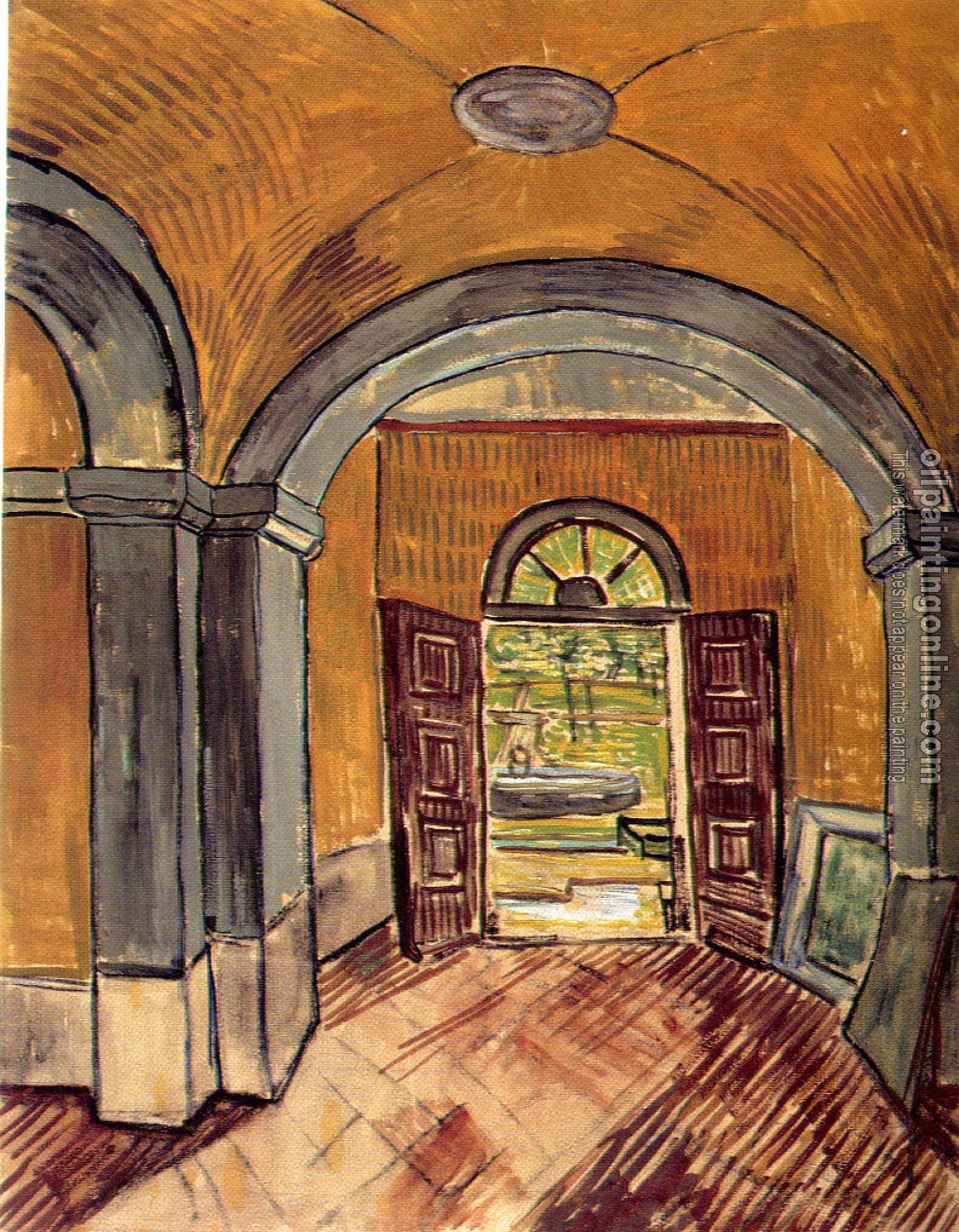 Gogh, Vincent van - The Vestibule of the Asylum